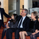 Before becoming mayor of Chicago, Rahm Emanuel (center)—with son Zach, daugher Leah, wife Amy Rule and daughter Ilana—watched election night results Feb. 22, 2011, in Chicago.
John Gress/Getty Images